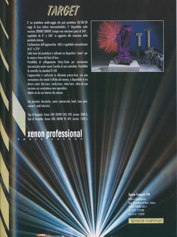 `Inserzione Space Cannon vH Target