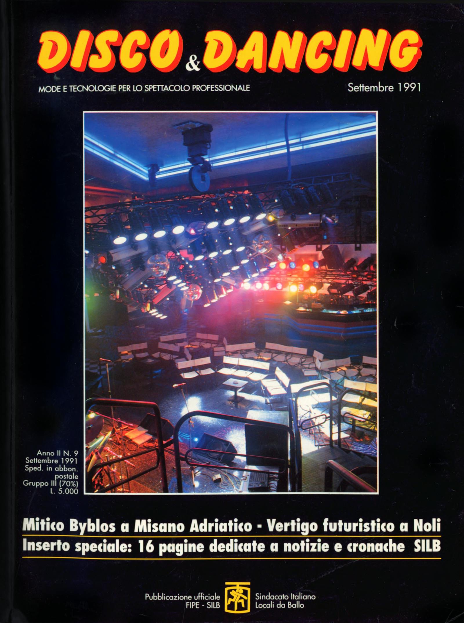 Copertina di Disco & Dancing numero 9 settembre 1991