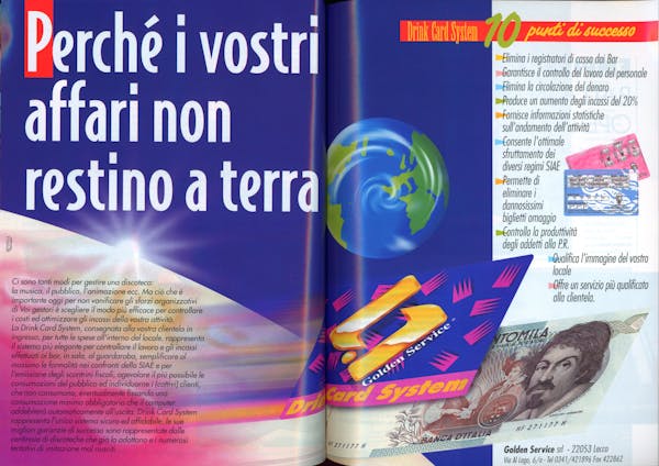 `Inserzione Golden Service Perchè i vostri affari non restino a terra