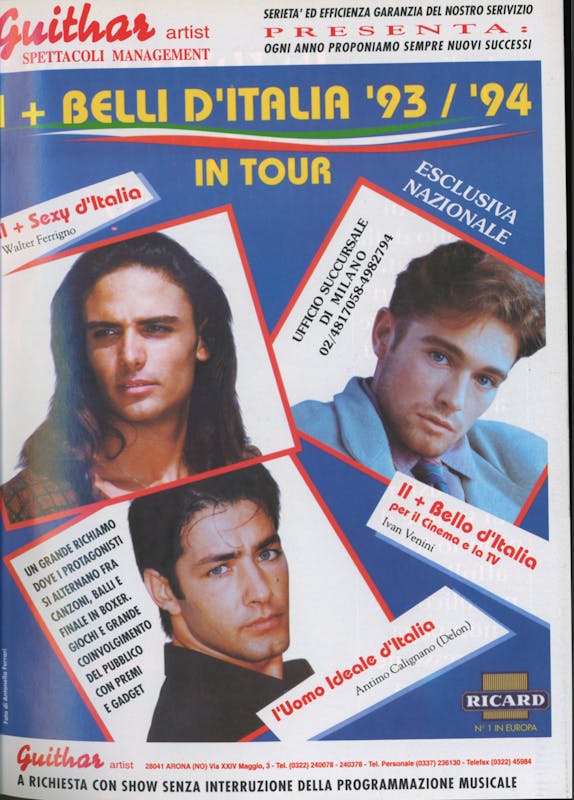 `Inserzione Guithar Artist Guithar Artist Spettacoli Management