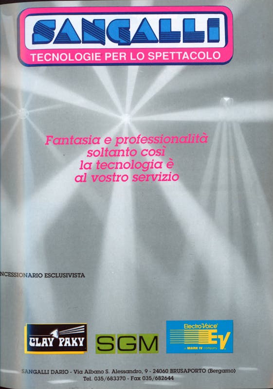 `Inserzione Sangalli Fantasia e professionalità