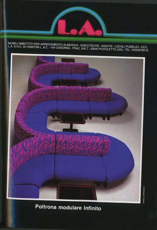 `Inserzione L.A. Poltrona modulare Infinito