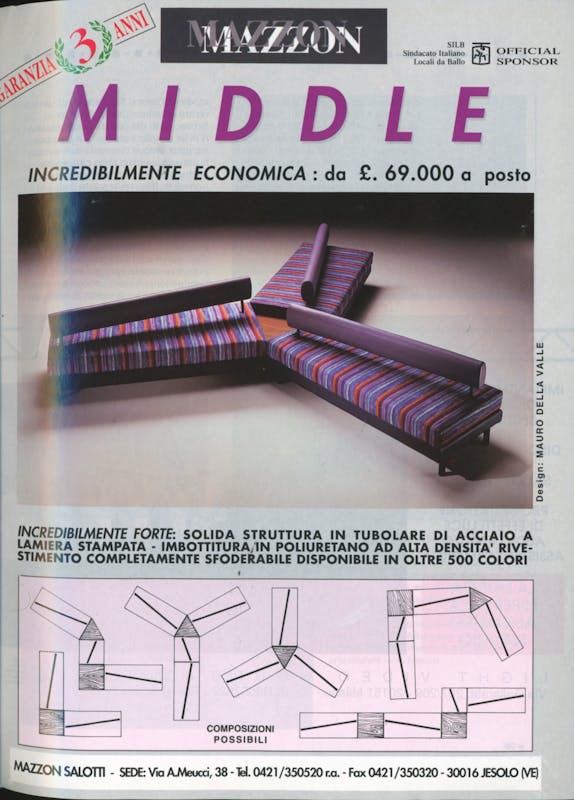 `Inserzione Mazzon Salotti Mazzon Middle