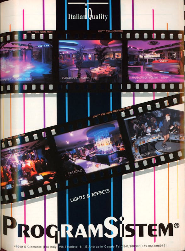 `Inserzione Programmi & Sistemi Luce Italian Quality