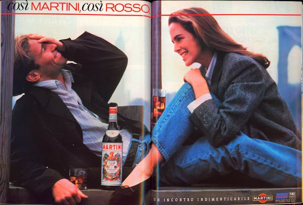 `Inserzione Martini Così Martini, così rosso