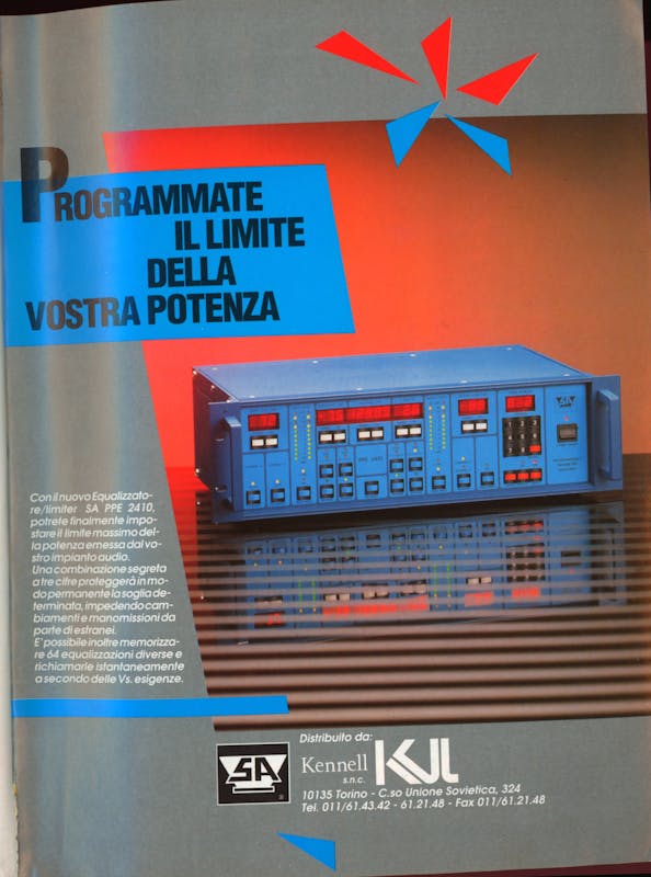 `Inserzione Kennell Programmate il limite della vostra potenza