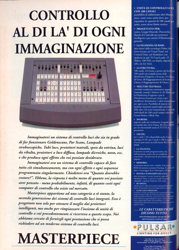 `Inserzione Pulsar Controllo al di là di ogni immaginazione