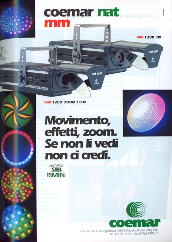 `Inserzione Coemar Coemar NAT MM