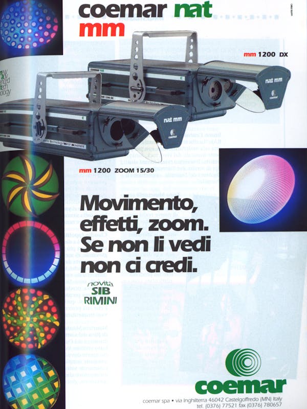 `Inserzione Coemar Coemar NAT MM