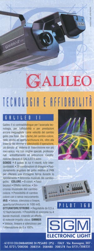 `Inserzione SGM SGM Galileo II