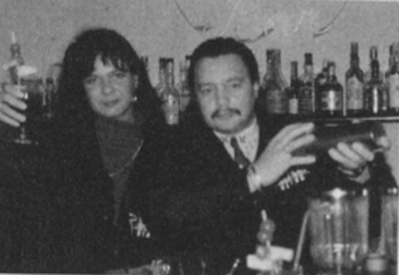 Patrizio Saulle, noto barman AIBES, e Barbara Benedetti