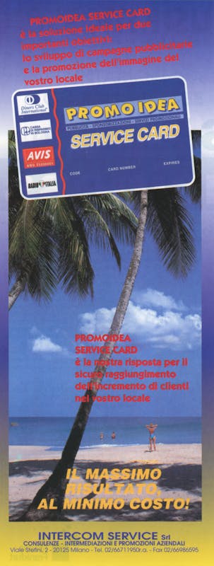 `Inserzione Intercom Service Promoidea Service Card