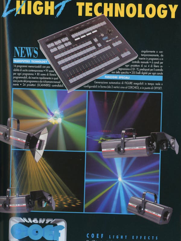 `Inserzione COEF HIGH LIGHT TECHNOLOGY