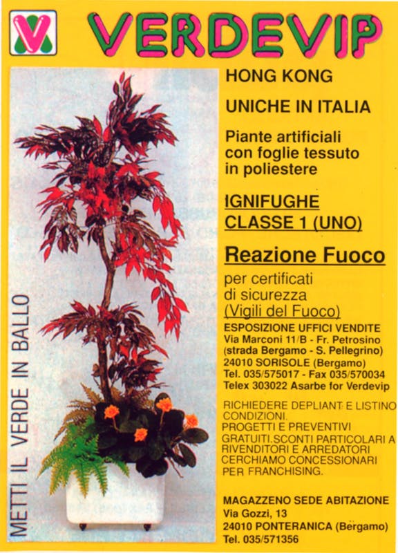 `Inserzione Verdevip Metti il verde in ballo