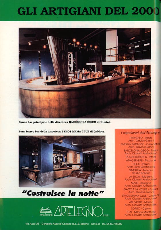`Inserzione Artelegno Gli artigiani del 2000
