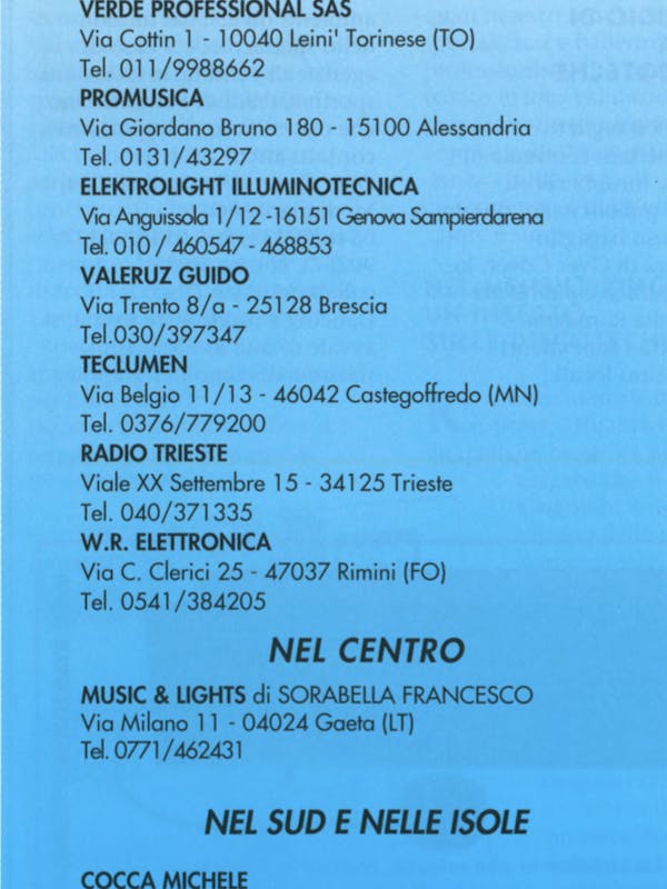`Inserzione F.A.L. Rivenditori-Installatori autorizzati F.A.L.