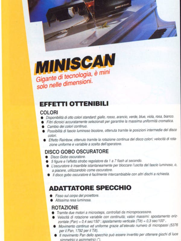 `Inserzione Clay Paky Tutti convinti l'unica scelta è Clay Paky