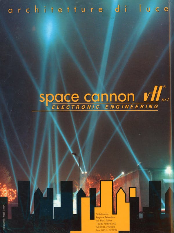 `Inserzione Space Cannon vH Architetture di luce