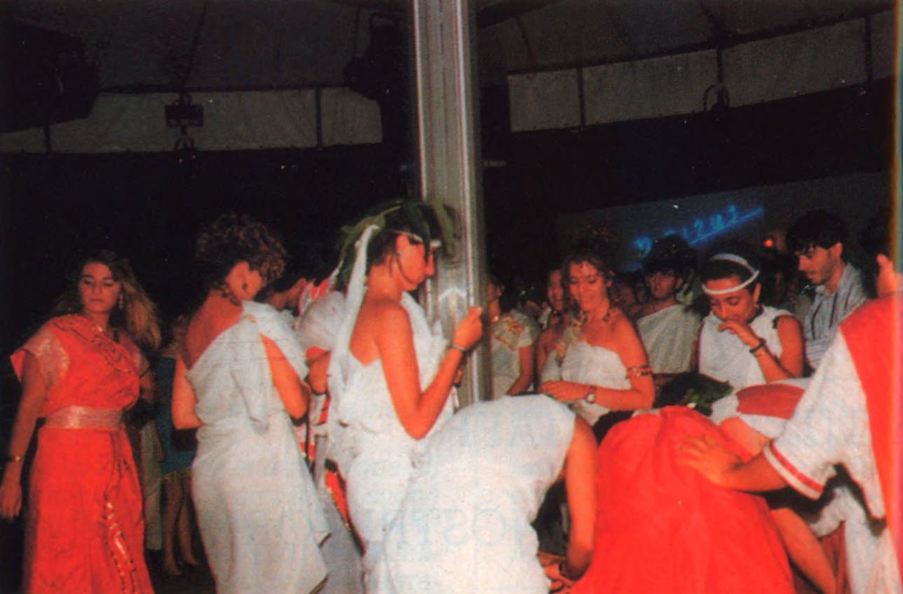 una serata stile imperiale al Papirus