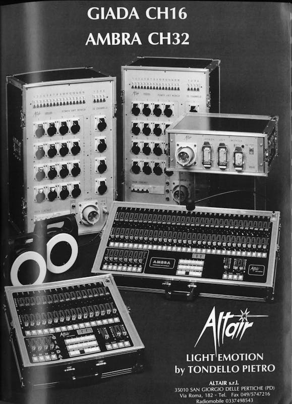 `Inserzione Altair Giada CH16, Ambra CH32