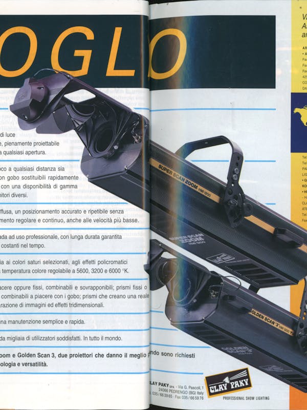 `Inserzione Clay Paky Voglio