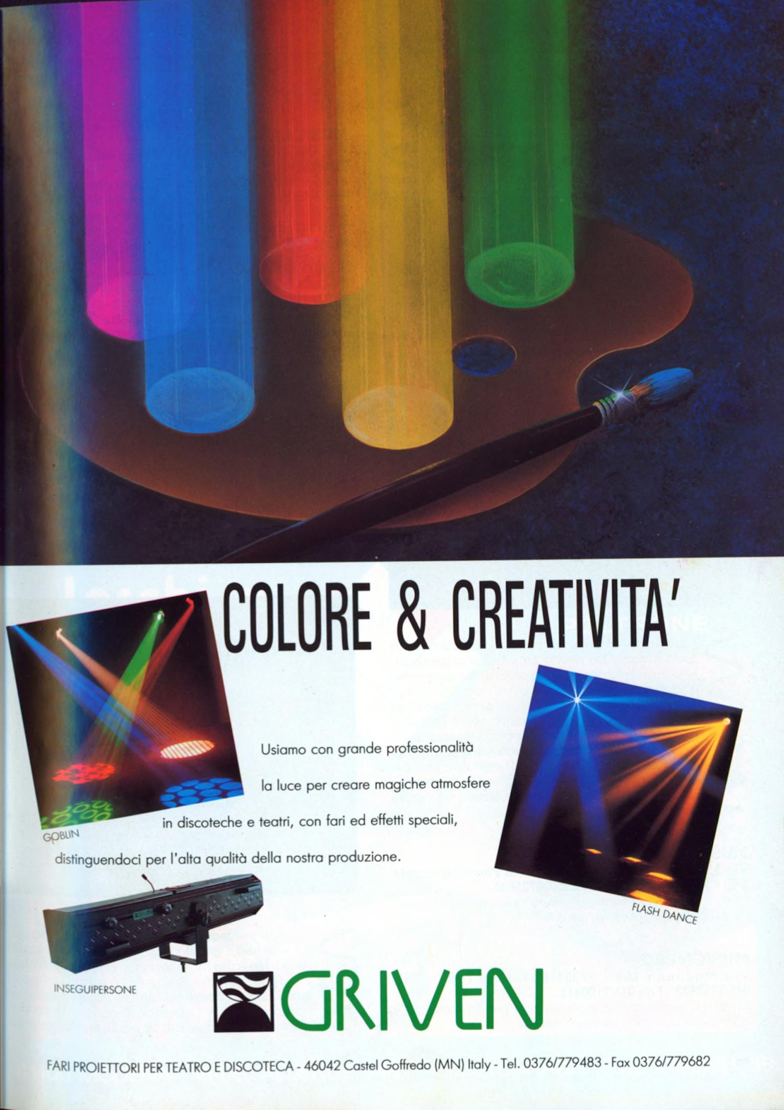 Pubblicità Griven: Colore e creatività