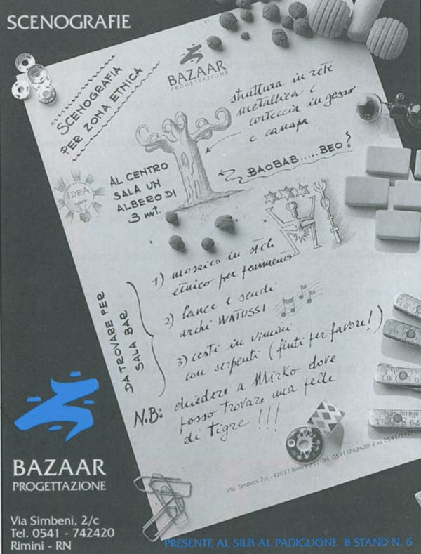 `Inserzione Bazaar Scenografie