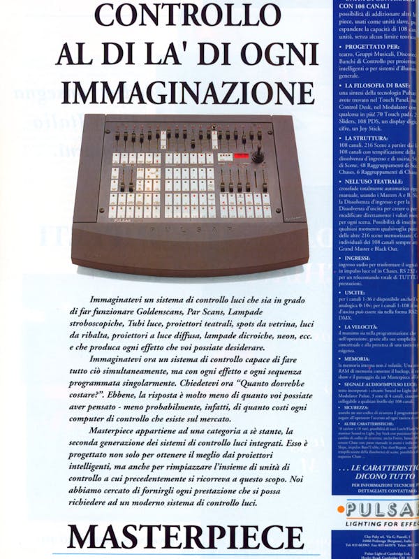 `Inserzione Pulsar Controllo al di là di ogni immaginazione