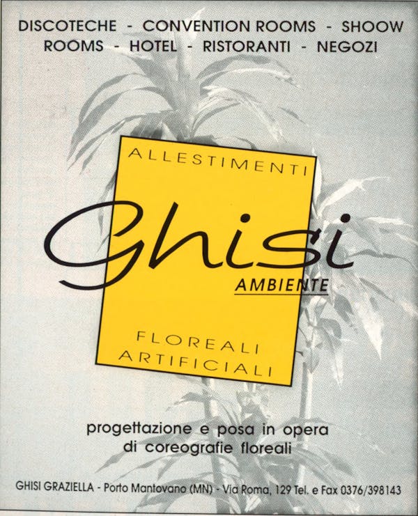 `Inserzione Ghisi Ambiente Allestimenti floreali artificiali