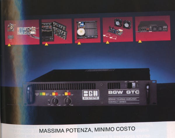 `Inserzione BGW BGW GTC