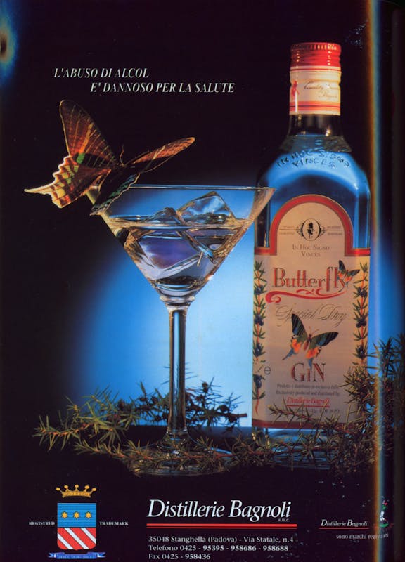 `Inserzione Distillerie Bagnoli Gin Butterfly