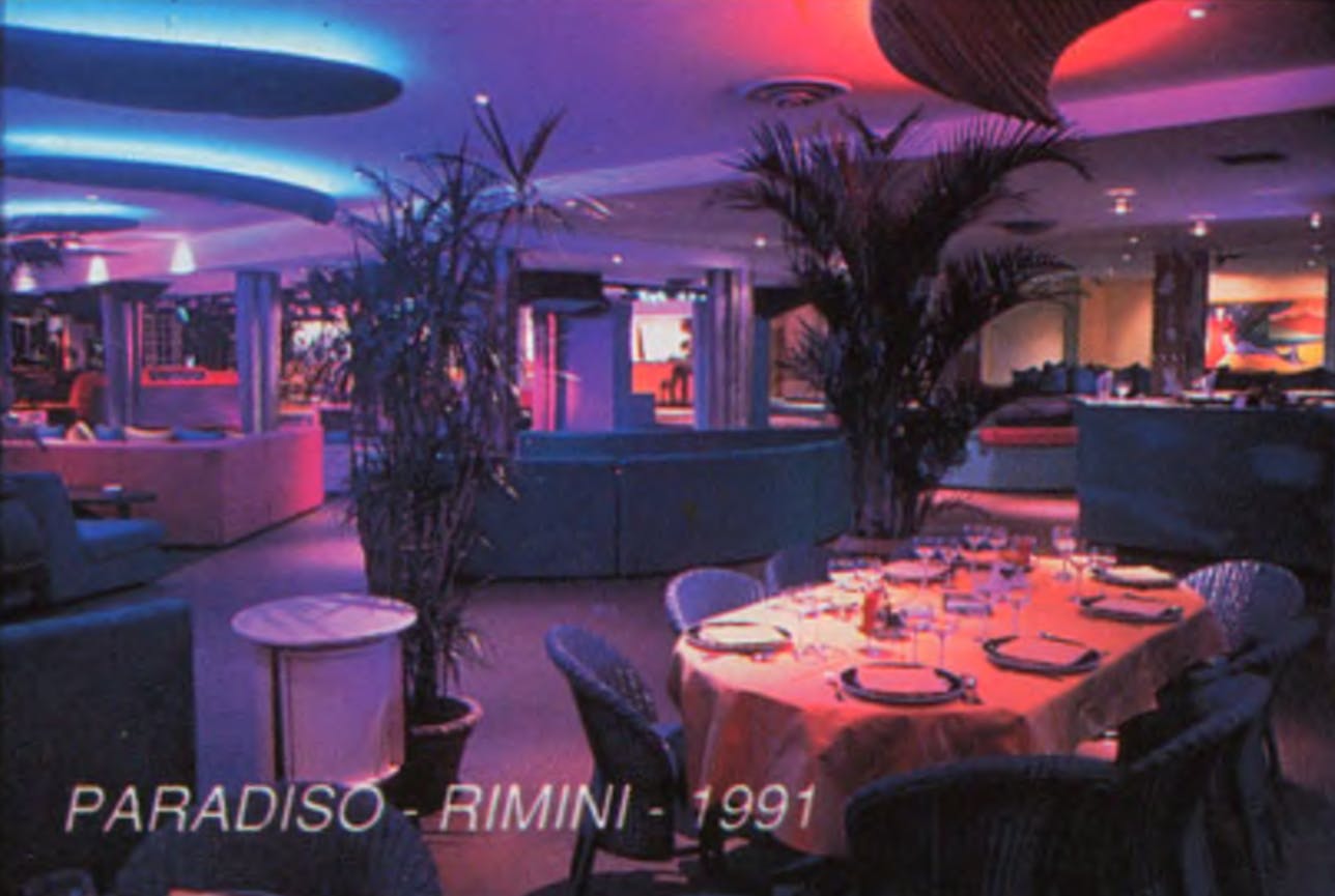 Paradiso rimini 1991