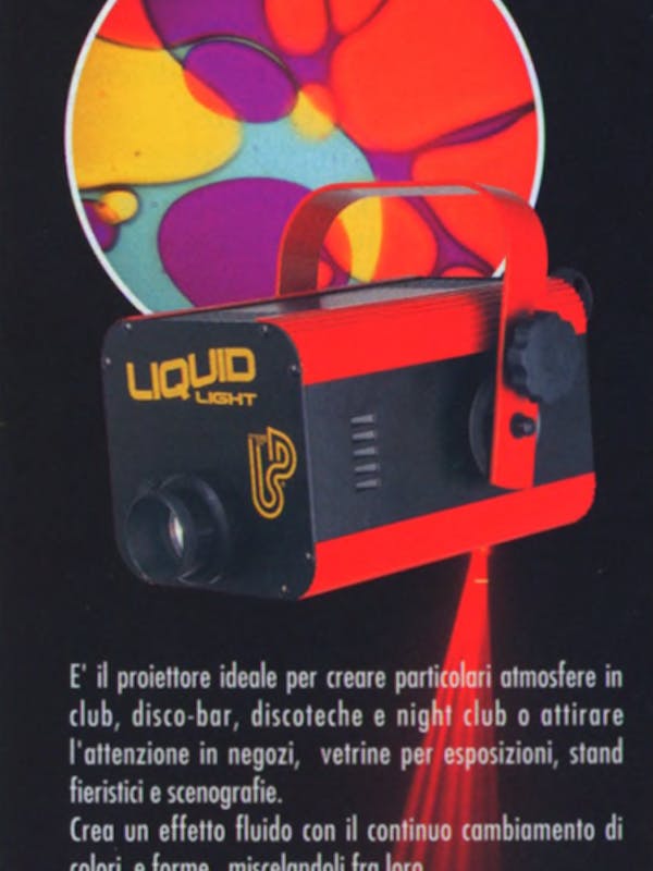 `Inserzione Programmi & Sistemi Luce Liquid Light