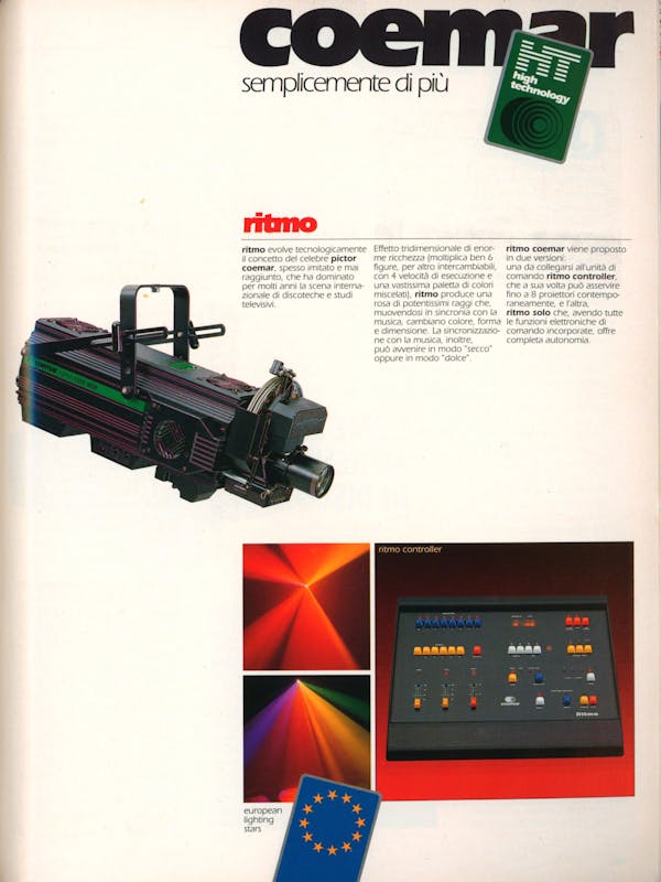 `Inserzione Coemar Coemar Ritmo