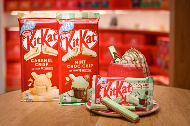 kitkat mint choc chip