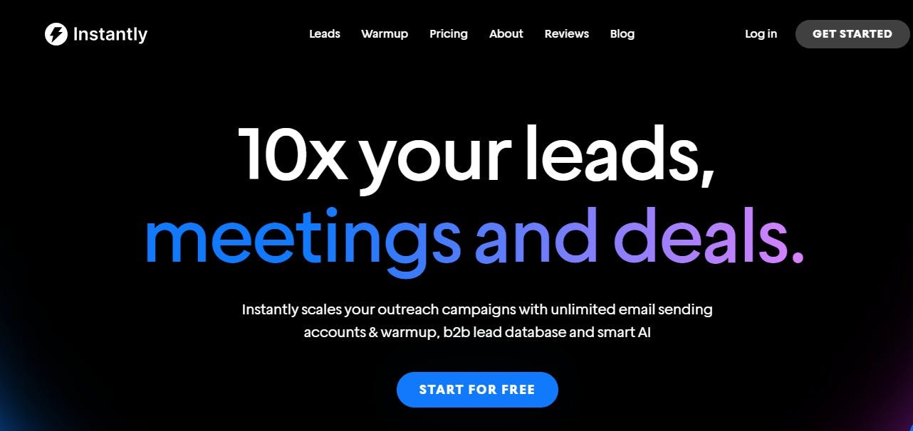 DitLead is the best instantly alternative offering all features present on Instantly