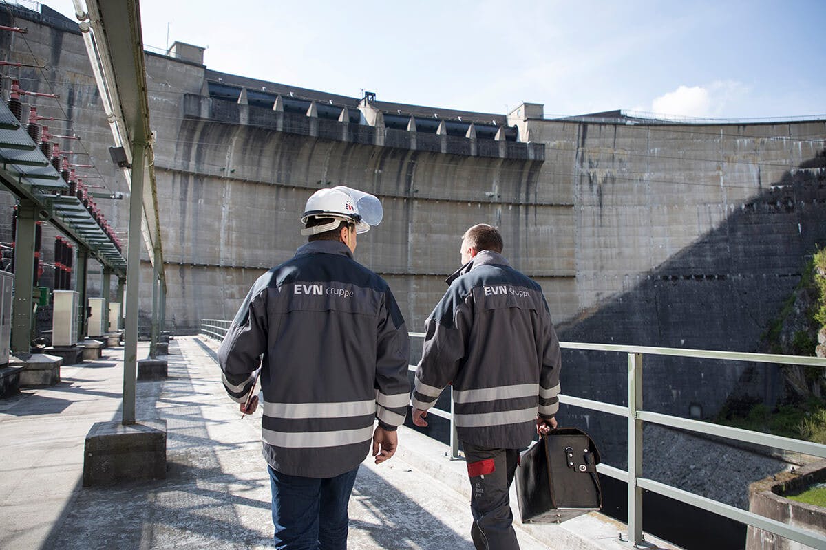 Staumauer Kraftwerk Ottenstein Staumauer Kraftwerk Ottenstein
