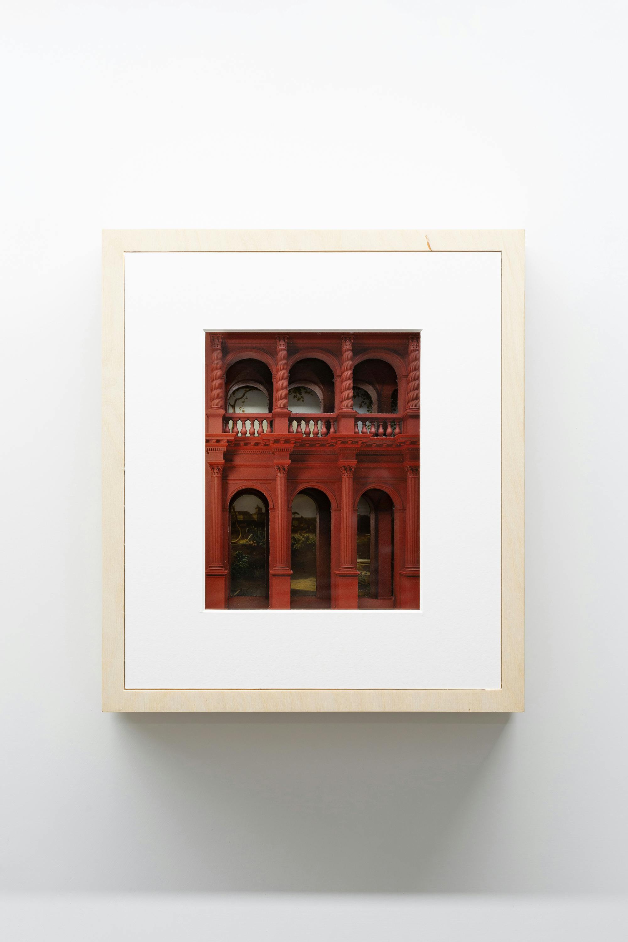 Quadratura #3 (Dx), 2020, mixed media, 32 x 28 x 6 cm