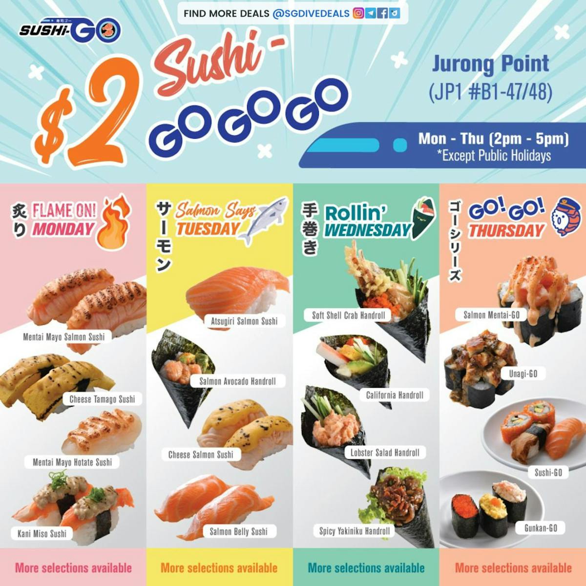 Sushi-GO $2 Sushi