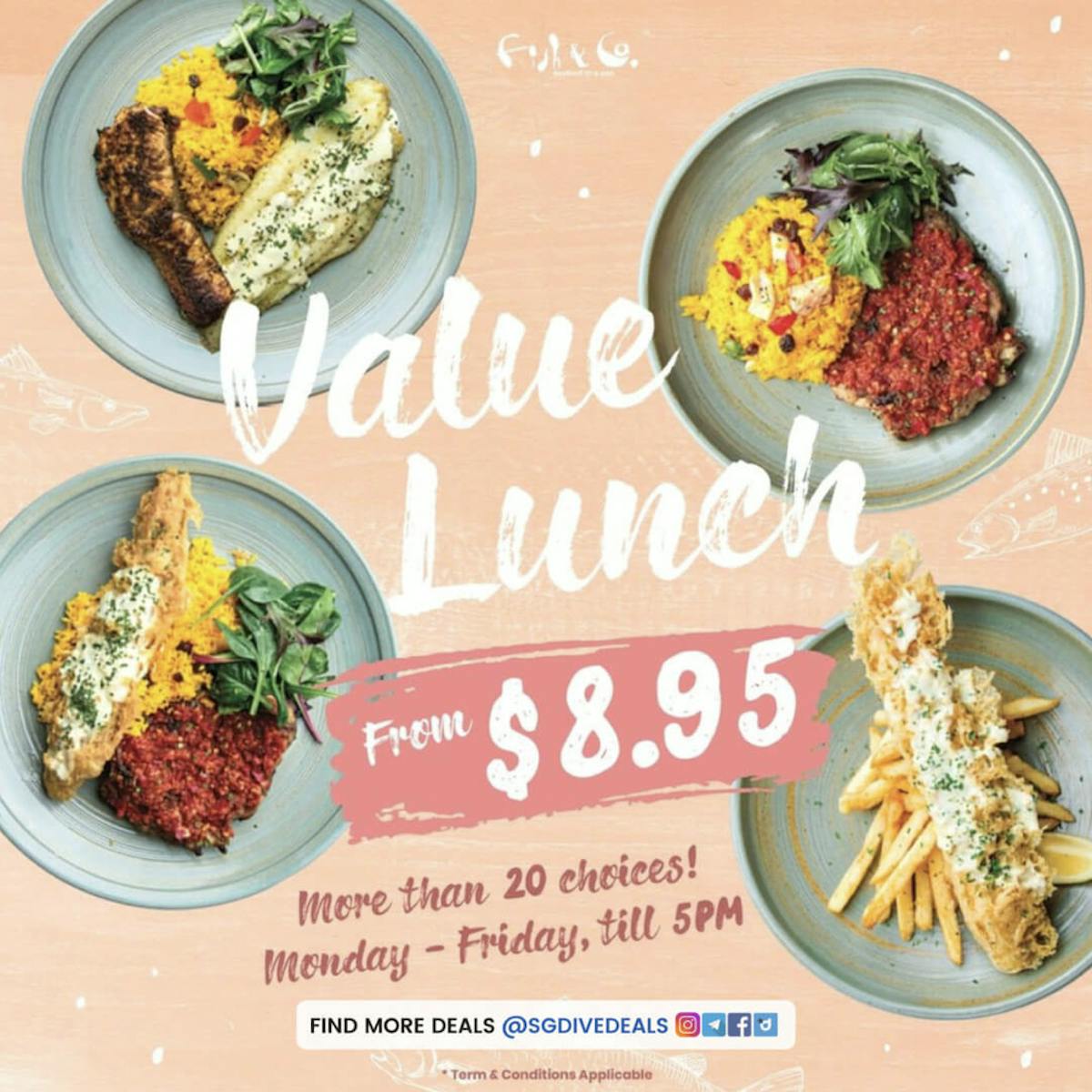 $8.95 Value Lunch Meal