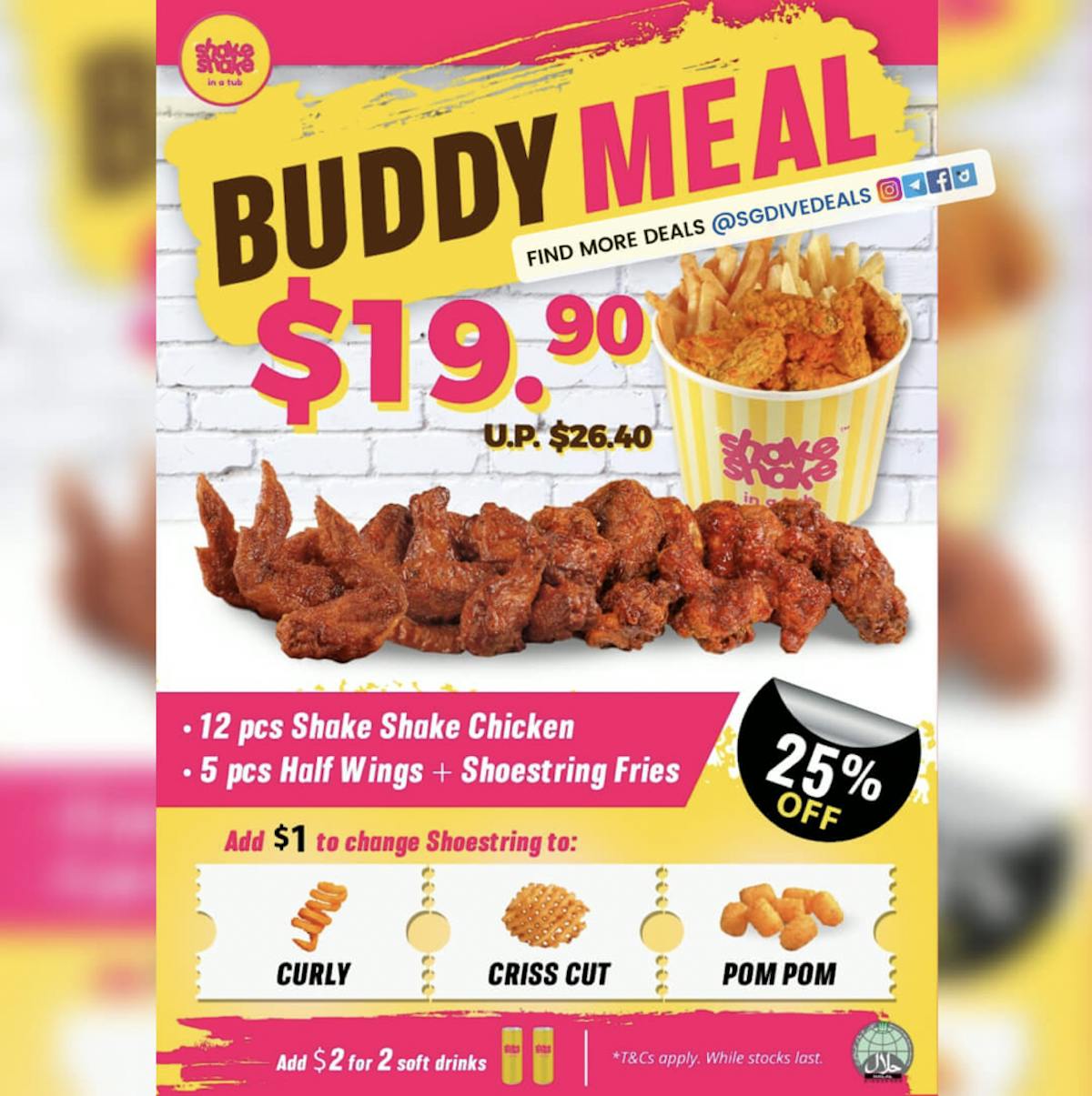 Buddy Meal for 2 pax