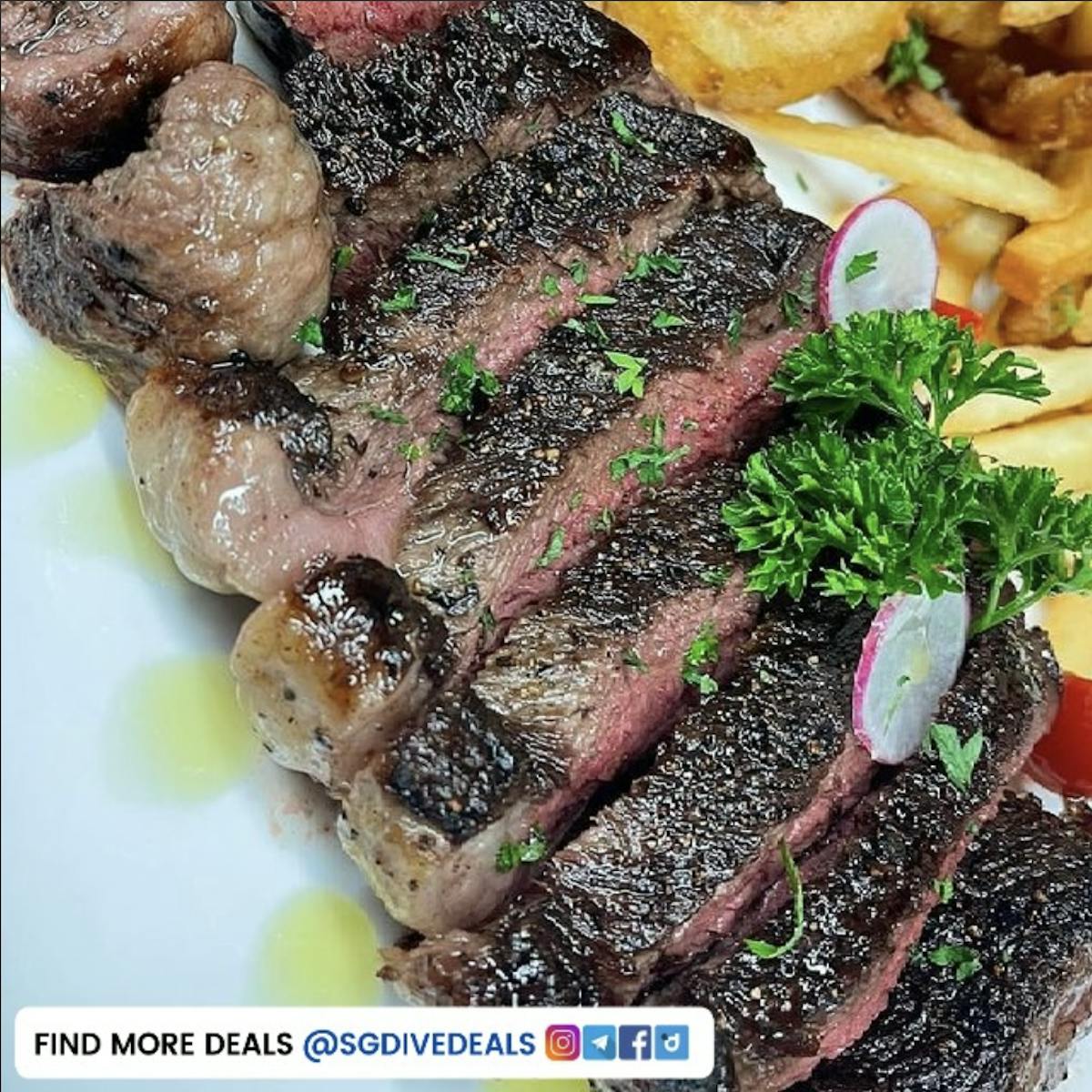 Wagyu Steak promotion at $22+