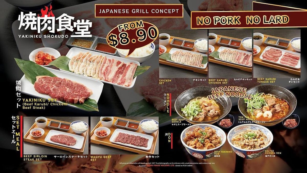 Japanese BBQ Yakiniku Shokudo $8.90 set meals