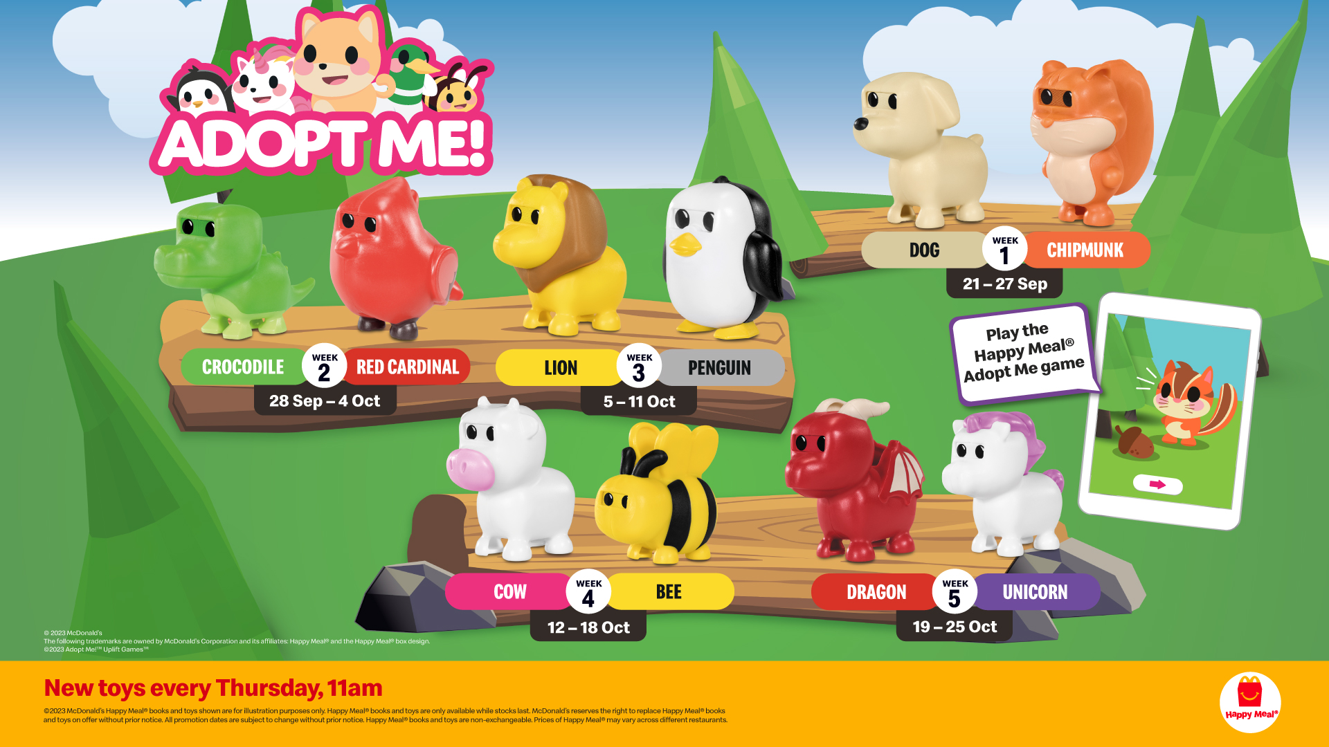 Check Out The New McDonald S Happy Meal Toys October 2023   419cfc9d 15c6 416b A17a 86542627c26f 39809   HM 2023   Adopt Me! (21 Sep 23   25 Oct 23) Corpsite Banner 1920x1080 R5 