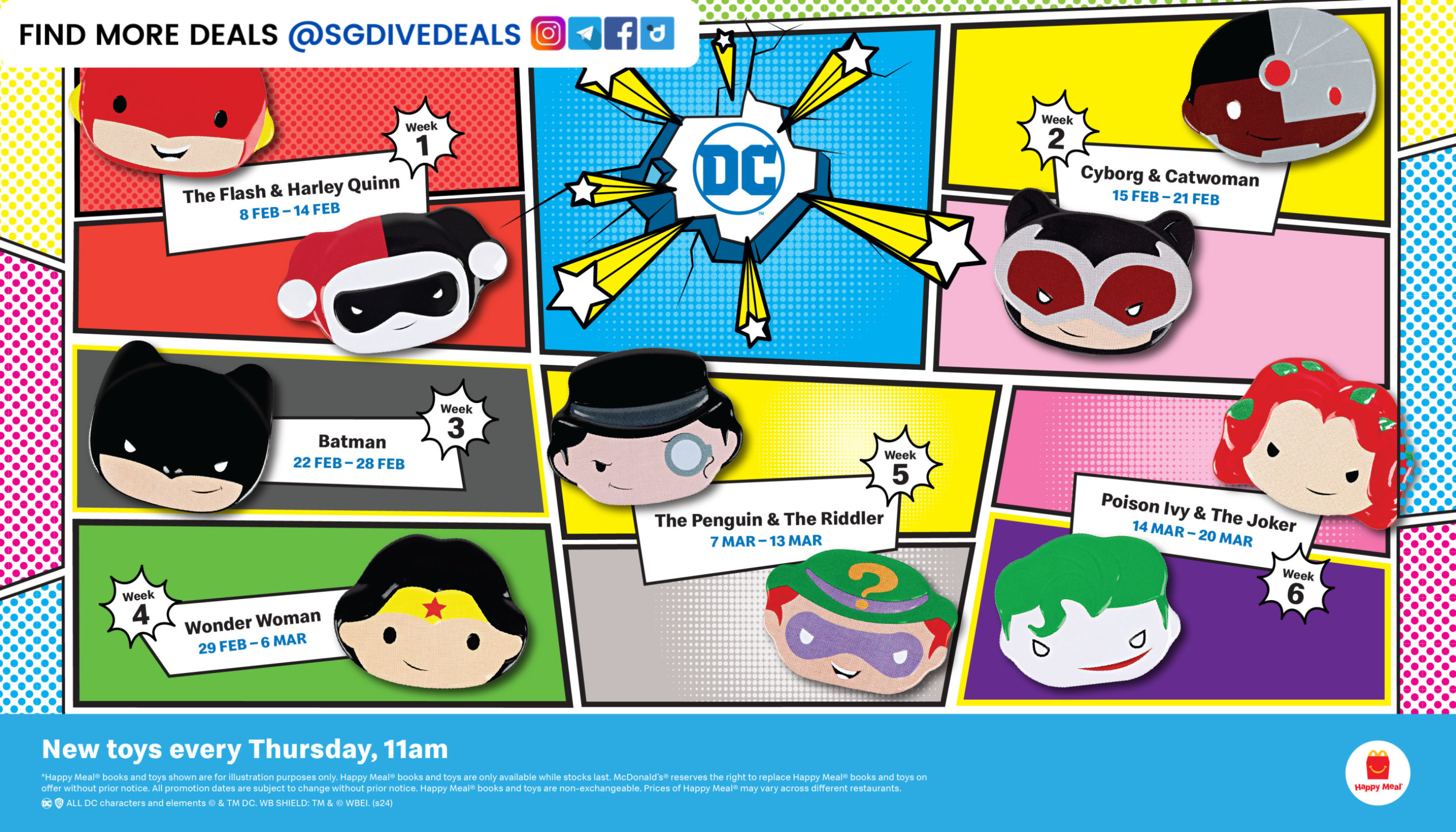 Check Out The New McDonald's Happy Meal Toys February 2024