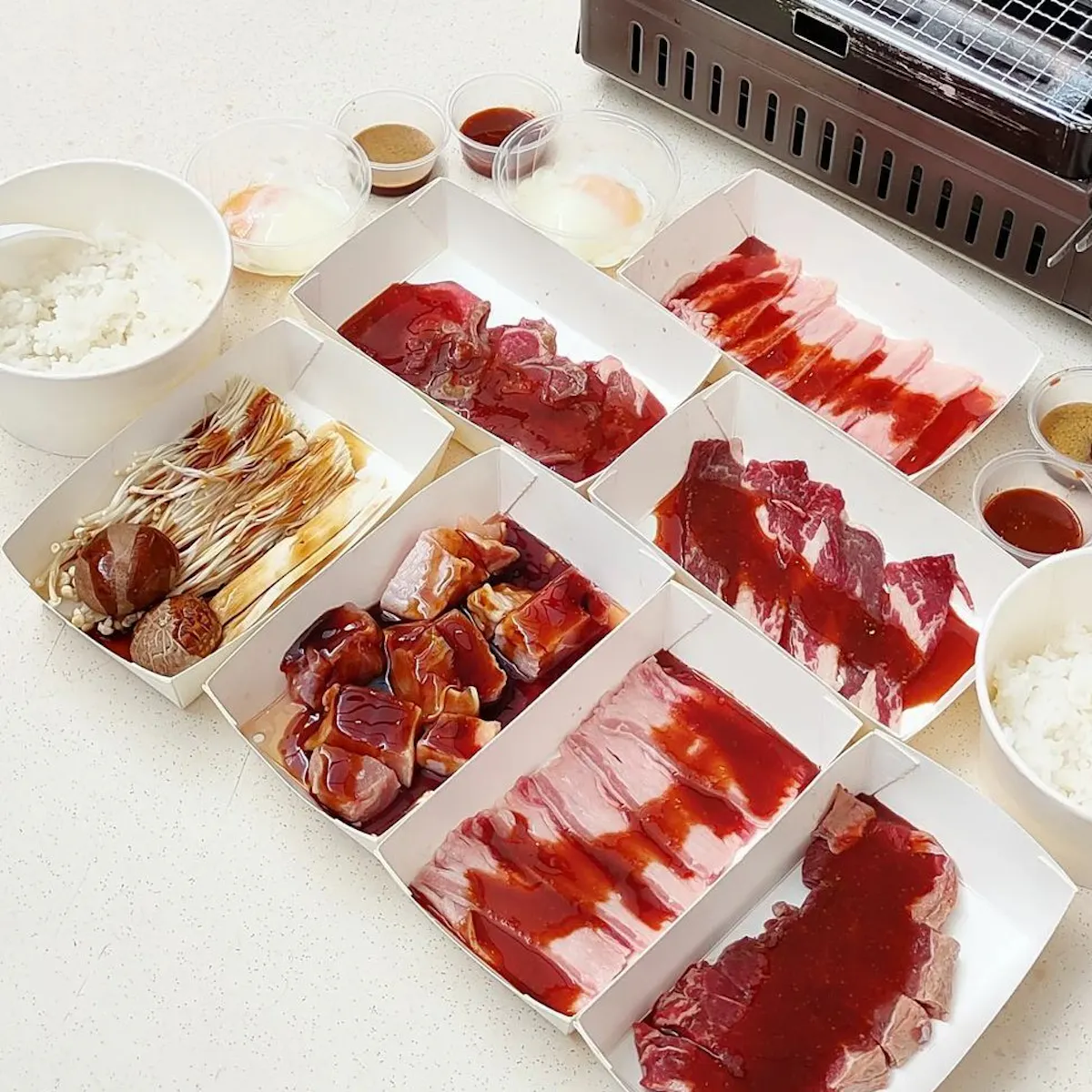 Ryo Yakiniku Japanese BBQ Deluxe Set