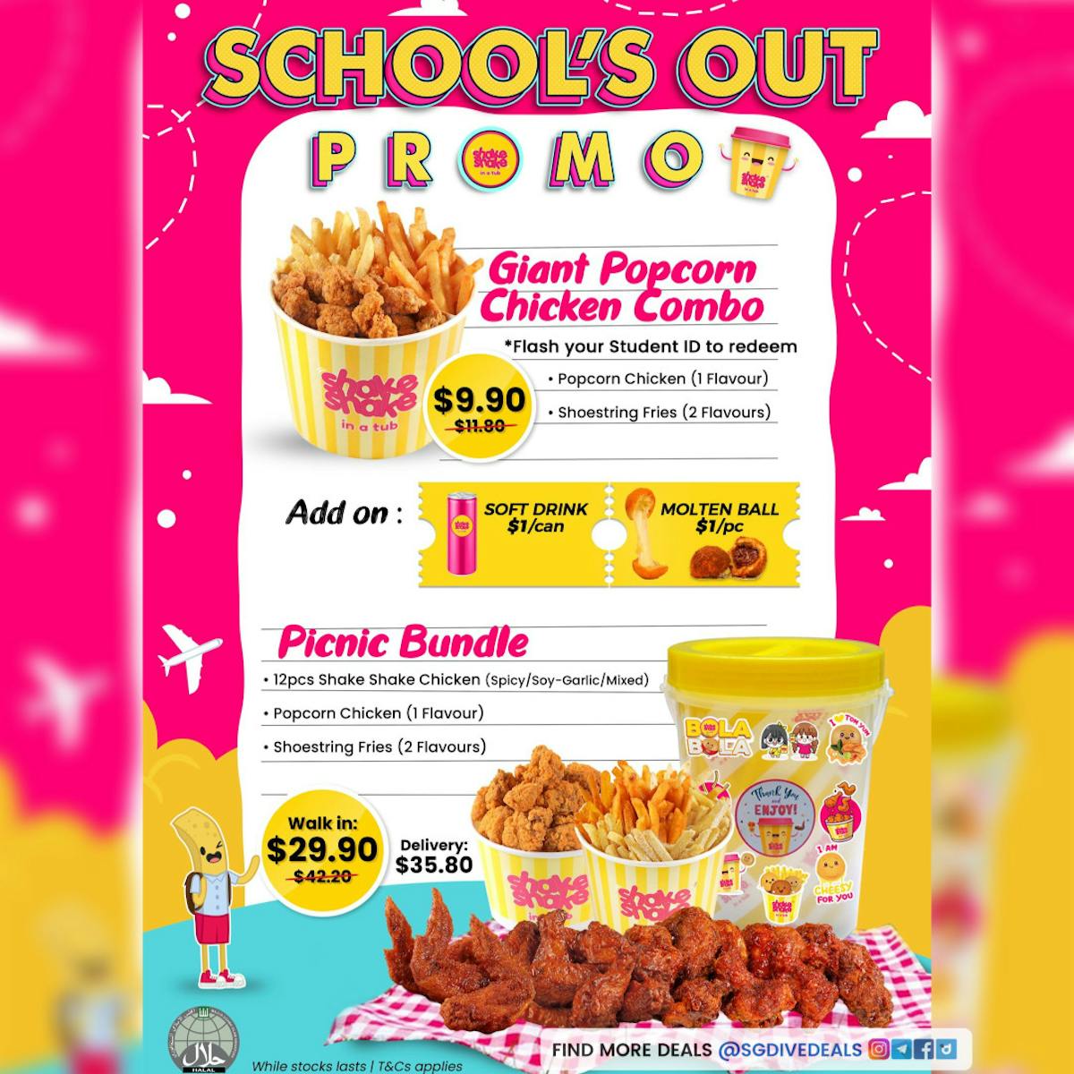 Shake Shake In A Tub School's Out Promo 