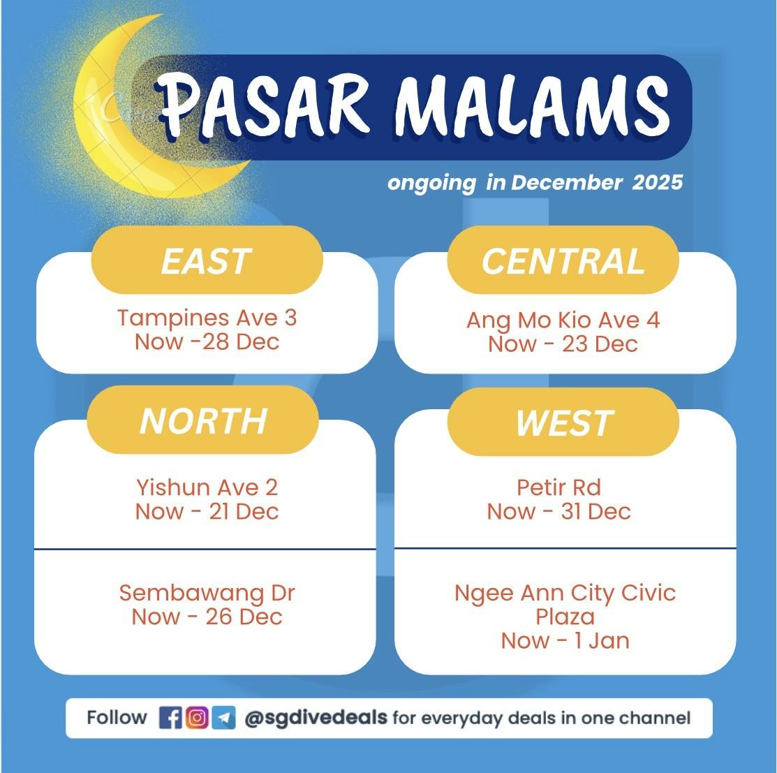 December 2025 Must Visit Pasar Malams list in Singapore