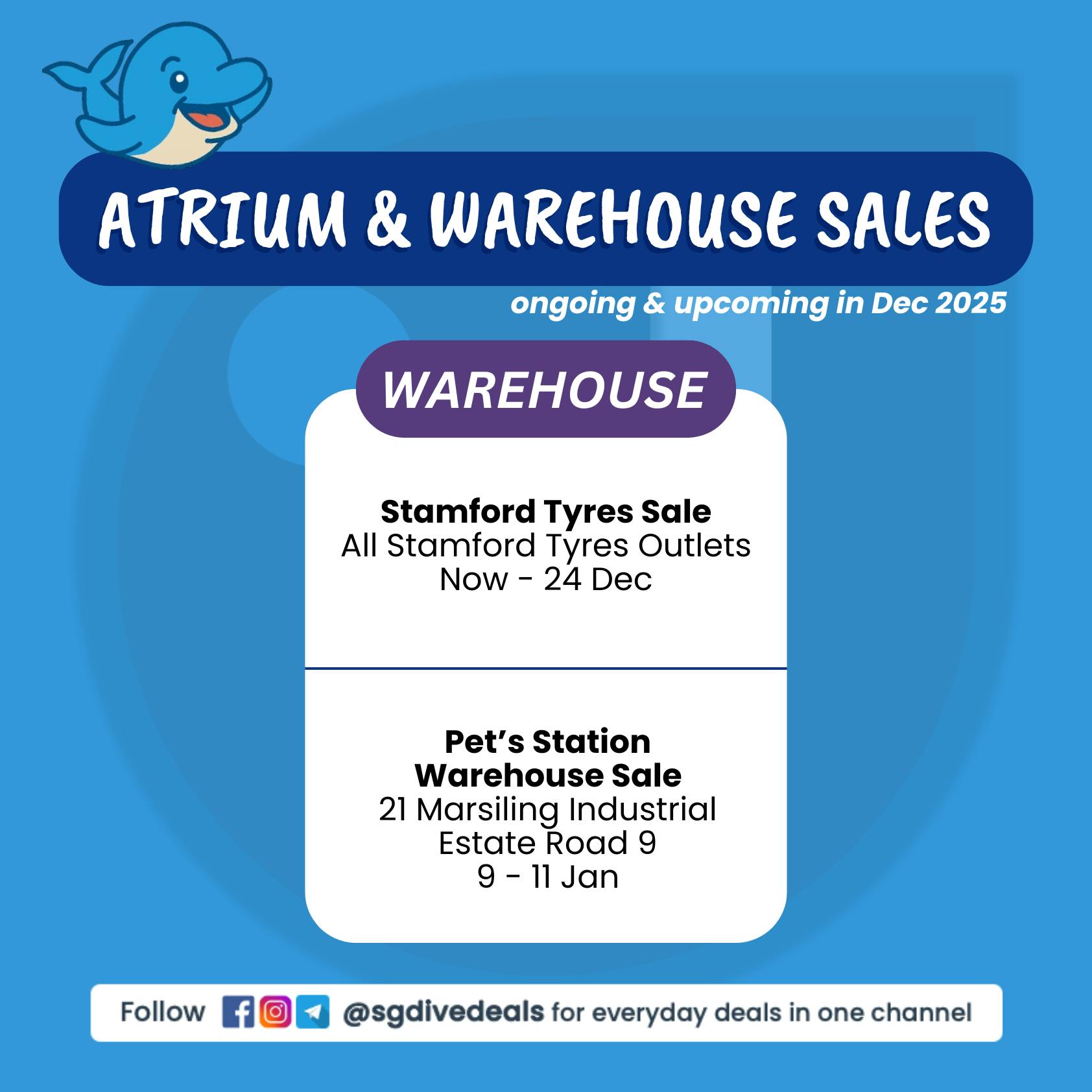 Ongoing & Upcoming Warehouse & Atrium Sales Not to Miss in December 2025