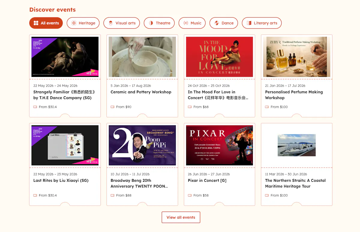 sg culture pass activities